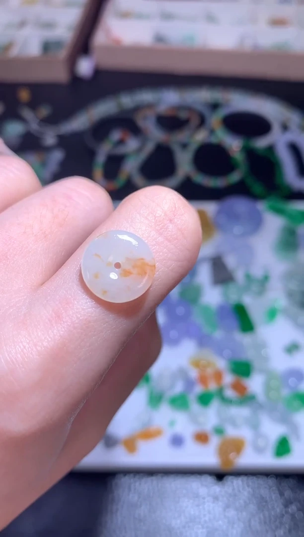 未镶嵌定制翡翠扣子