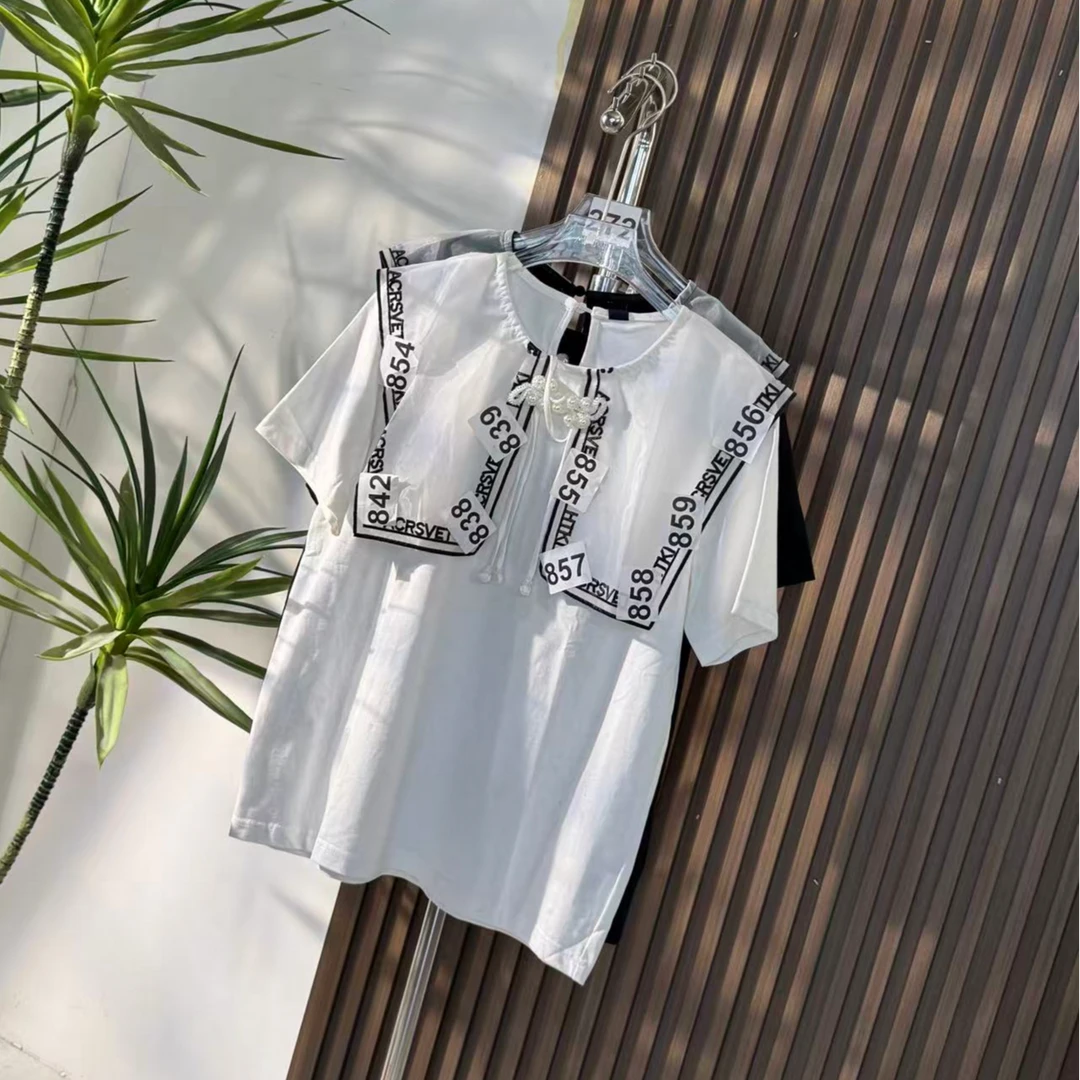 030～高品质潮牌青少年休闲刺绣披肩短袖