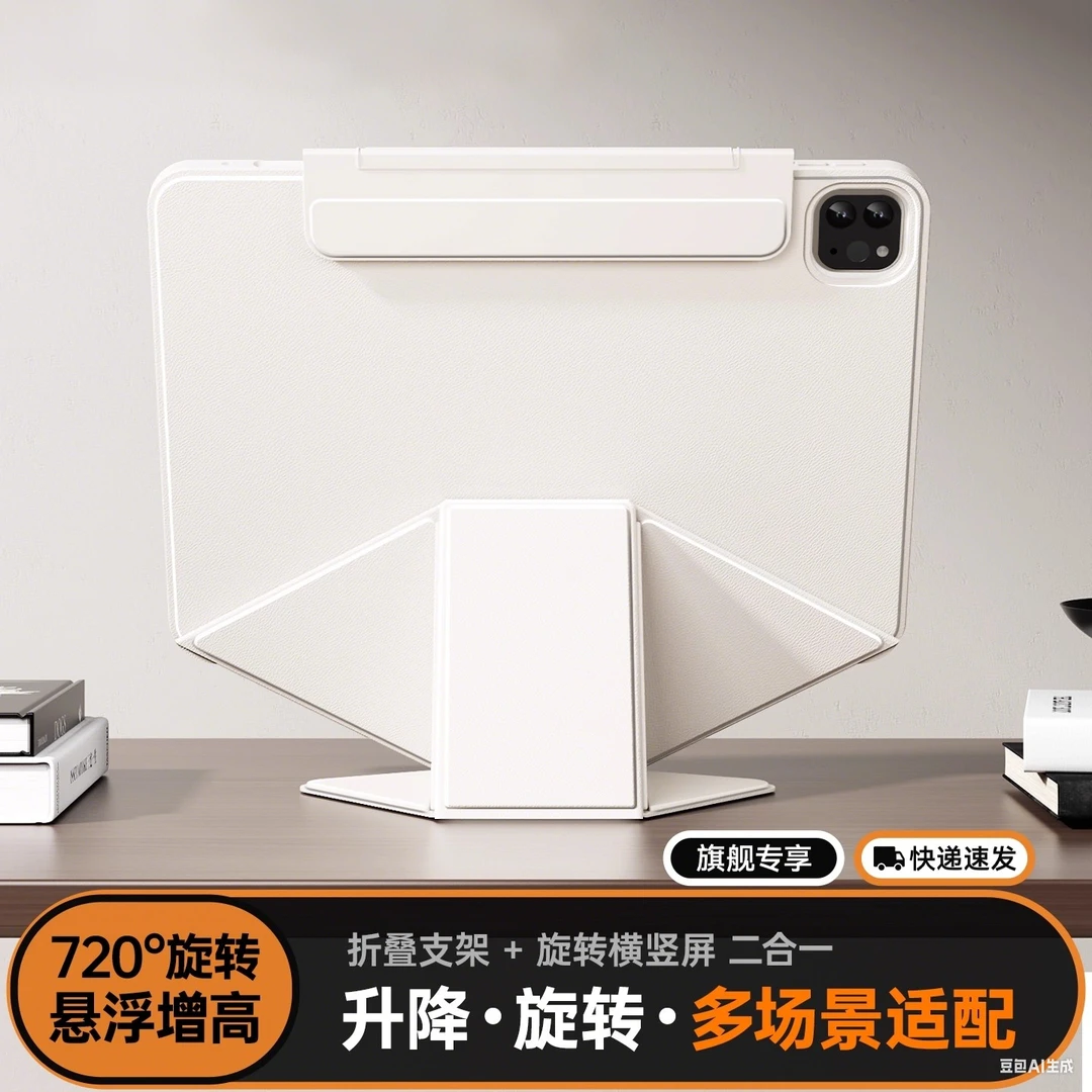 磁吸拆分双面夹适用苹果ipadmini7平板保护套pro11全包防摔air7/6