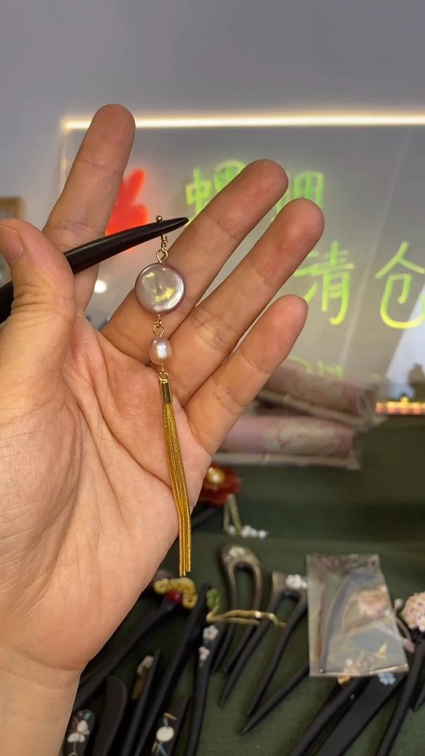 非金属木质冰*15  15美丽发簪