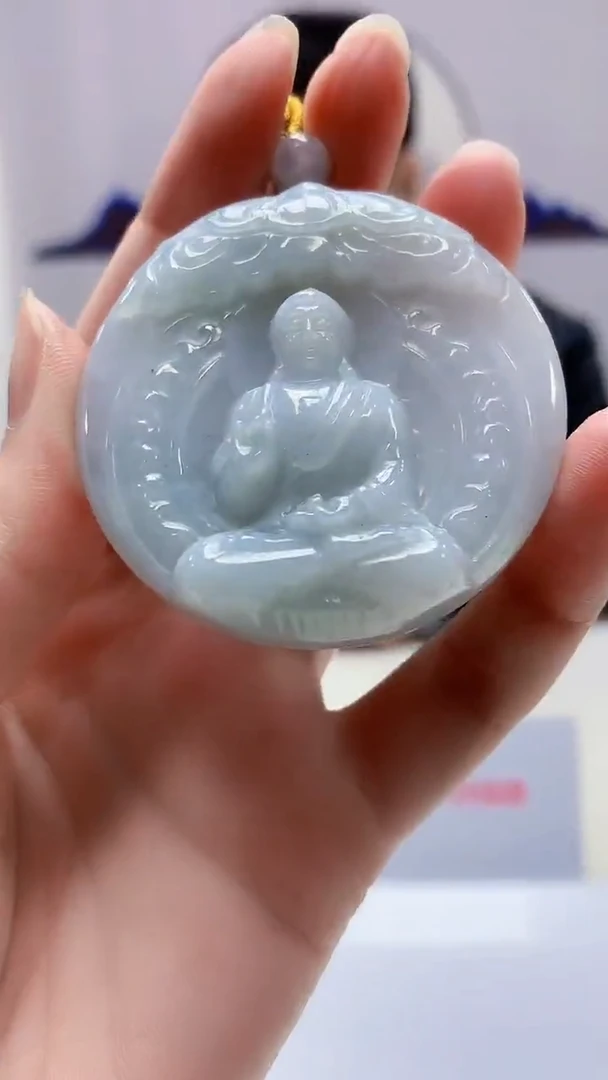 【闪购商品】定制翡翠未镶嵌5153zm-毛货挂件人物59