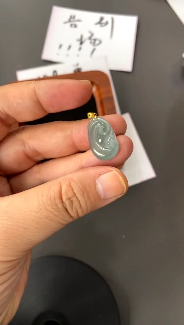 【闪购商品】翡翠颈饰18K金镶嵌买断价（补