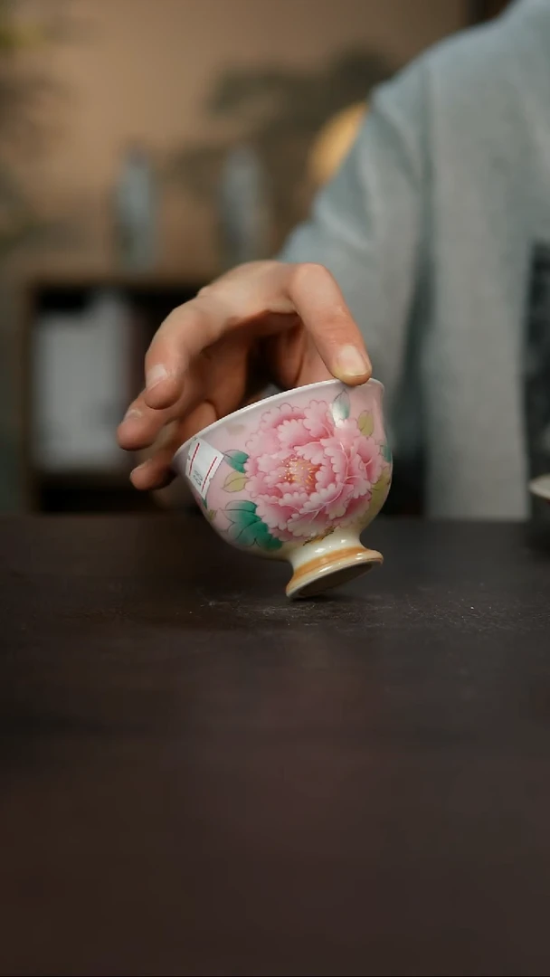 杯景德镇陶瓷杯碗柴烧瑕疵