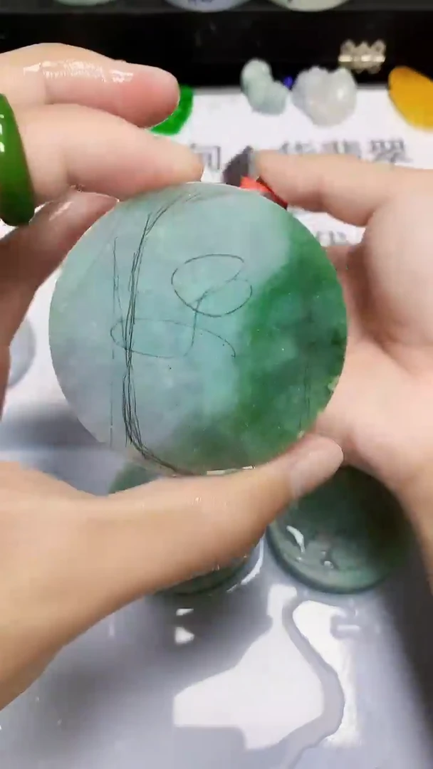 翡翠裸石缅甸天然翡翠A货931