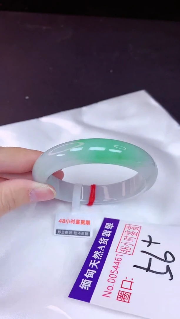 未镶嵌手镯翡翠56（48小时鉴赏期 ）