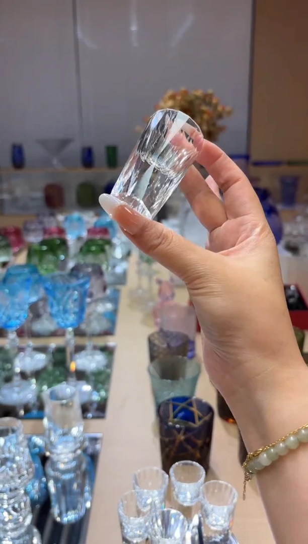 六支白酒杯 红色礼盒带分酒器