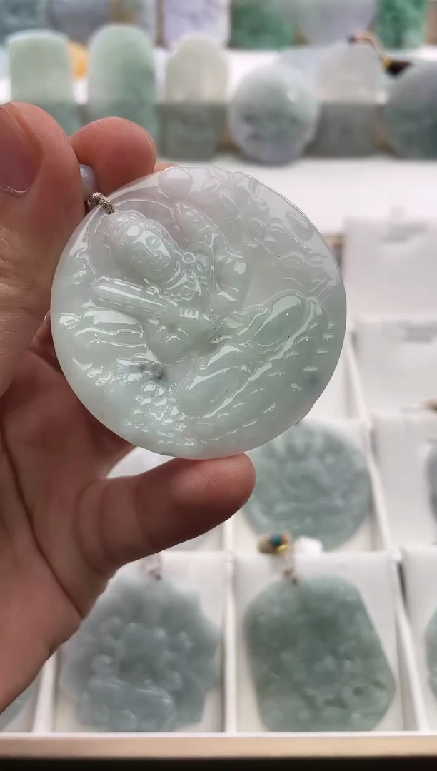 【闪购商品】翡翠颈饰未镶嵌..../3/6/ 117