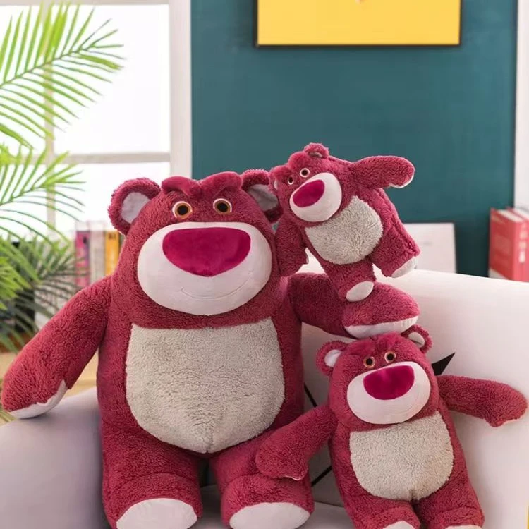 网红爆款草莓熊毛绒玩具