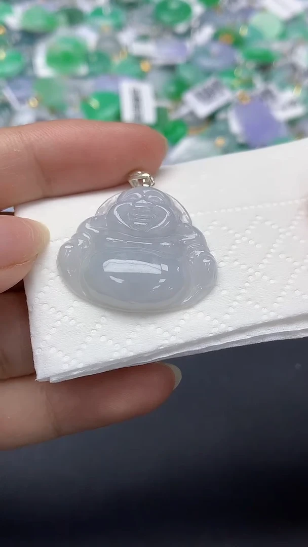 翡翠未镶嵌颈饰天然缅甸a货翡翠