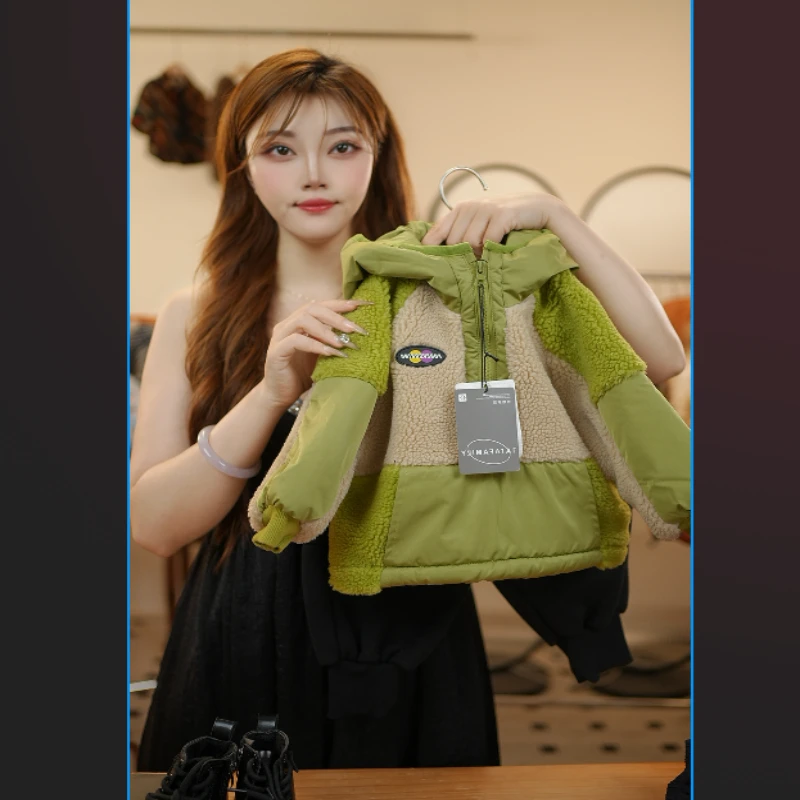 iu2025秋冬新款儿童套装休闲连帽毛毛套头裤子iuF-QL-826