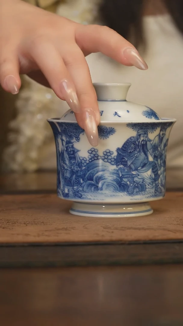 瓷片柴窑青花破价福利