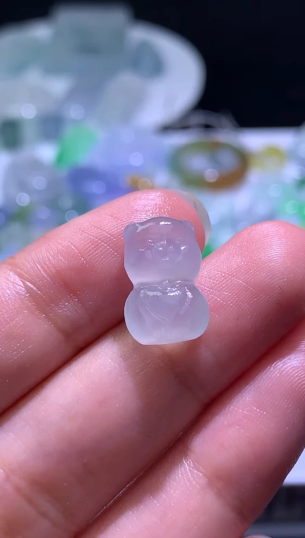 定制翡翠未镶嵌毛货