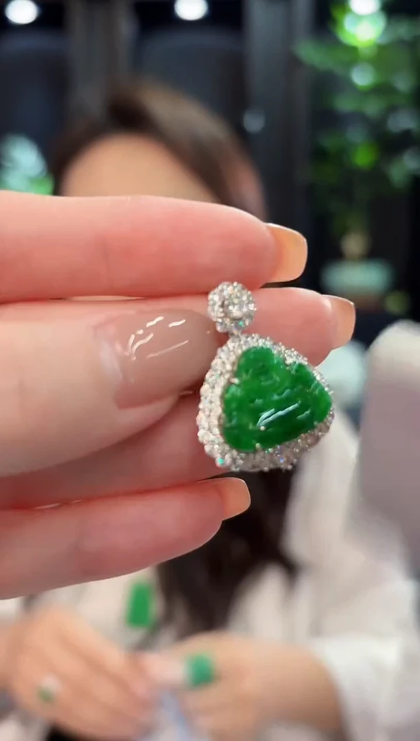 吊坠(不含链)未镶嵌翡翠 缅甸A货/支持复检/一件