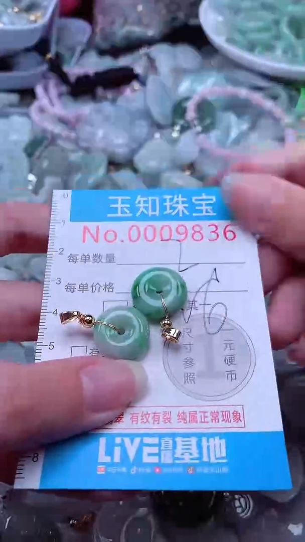 翡翠未镶嵌吊坠(不含链)9836