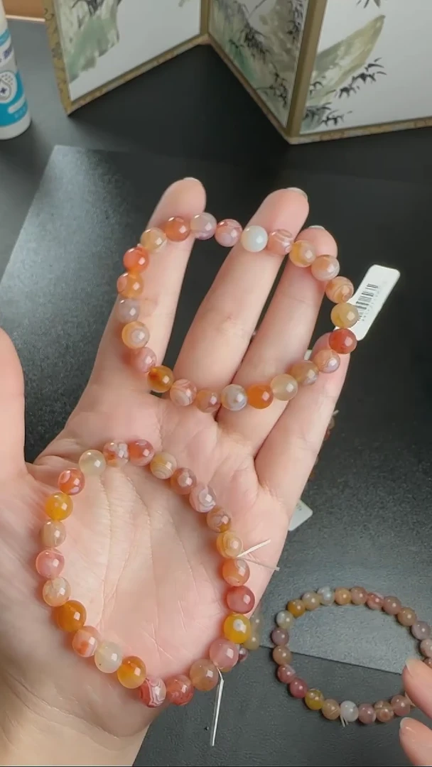【闪购商品】南红玛瑙手串未镶嵌WY0114129多样性发一
