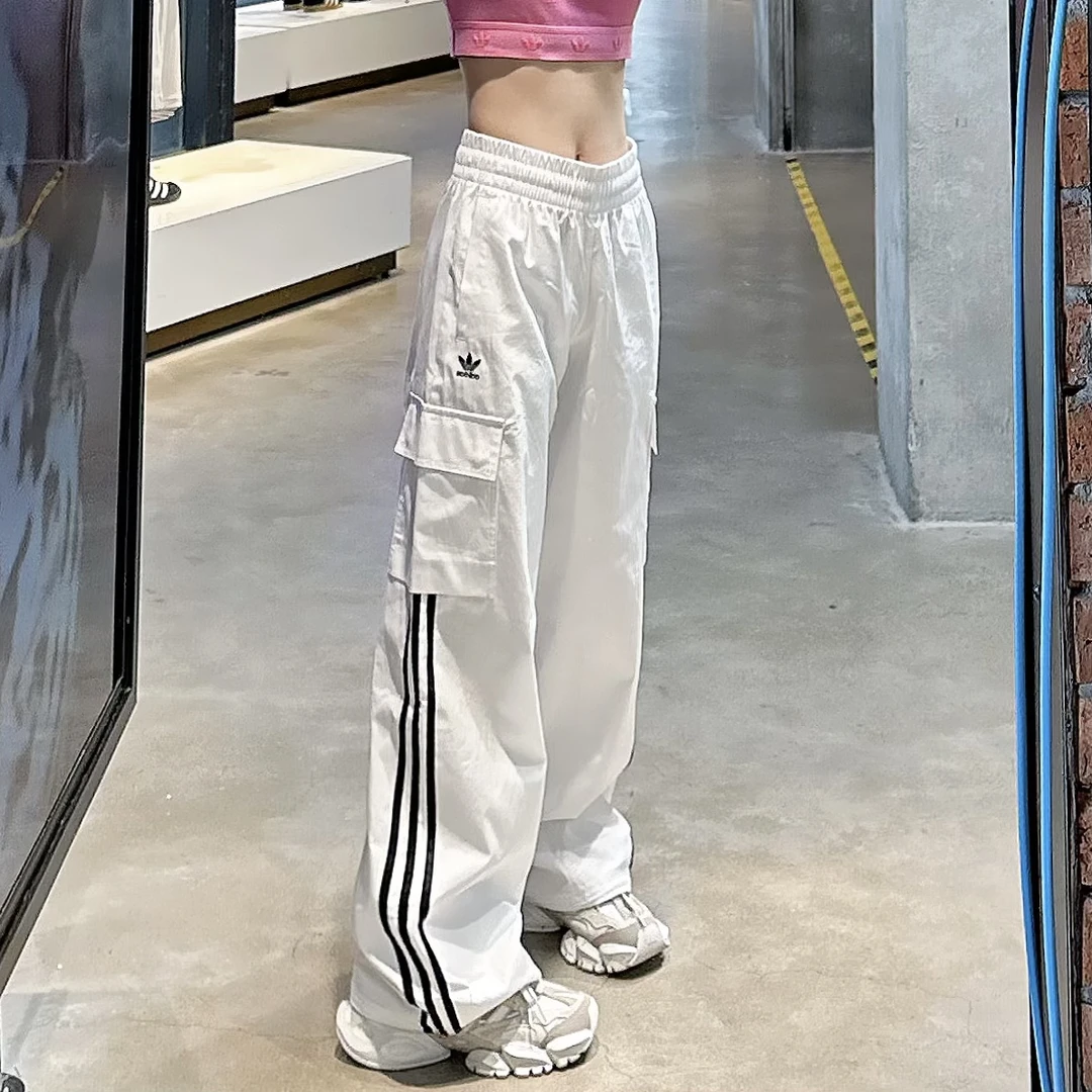 adidas阿迪达斯STRIPES CARGO纯棉工装运动裤 KE0469 JH3176