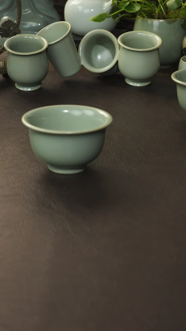 【闪购商品】杯宣宝汝瓷原矿原釉瑕疵