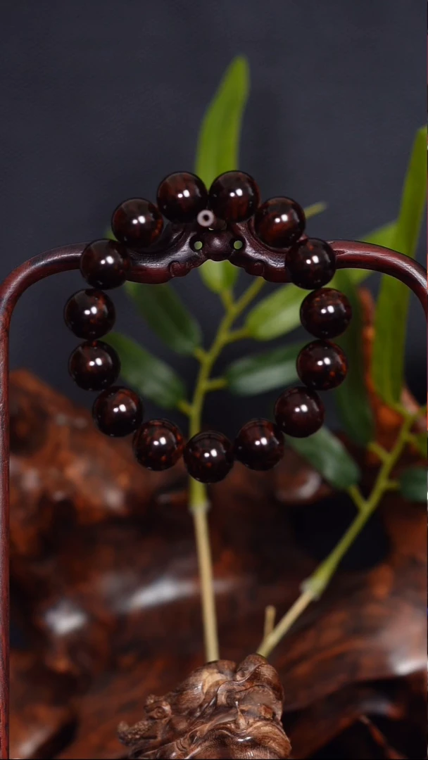 【闪购商品】黄花梨/降香黄檀手串/手链芝麻点1.5