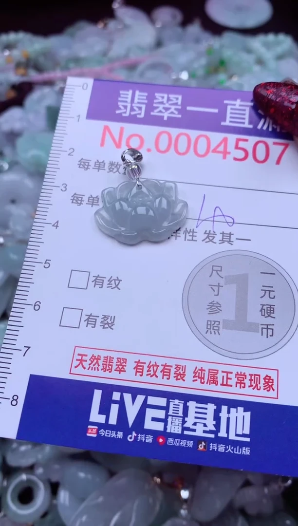 吊坠(不含链)未镶嵌翡翠4507