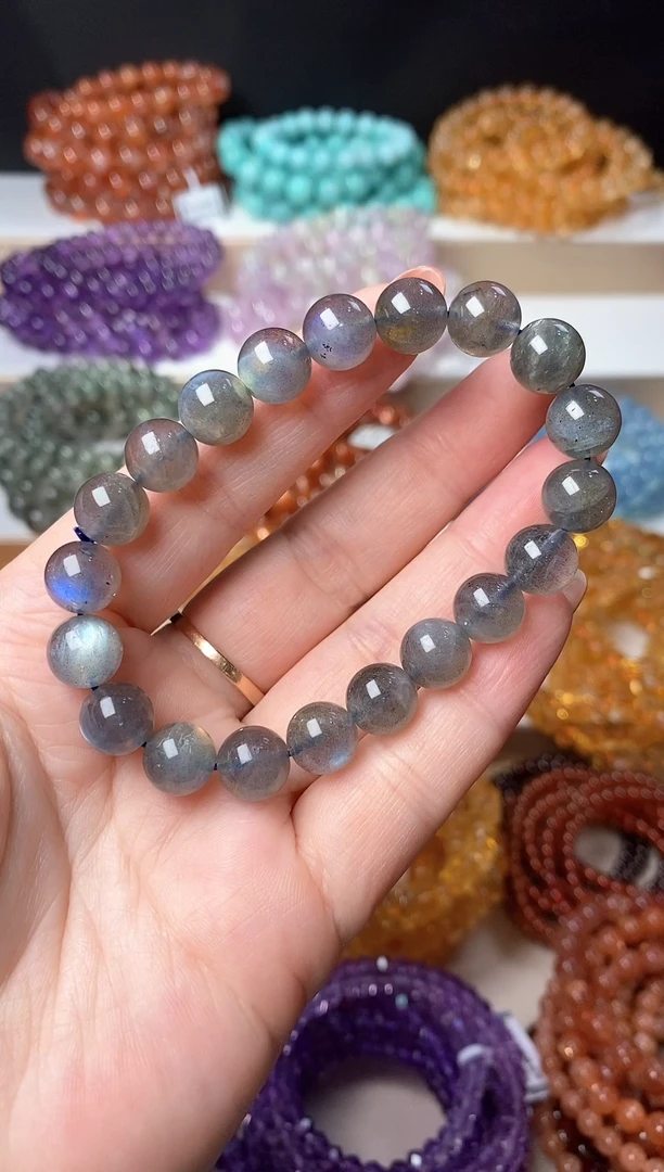 未镶嵌手串拉长石25