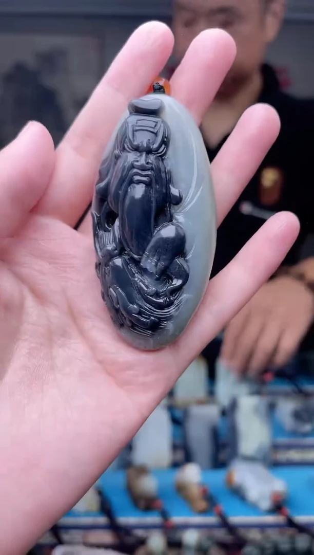 和田玉未镶嵌挂件1