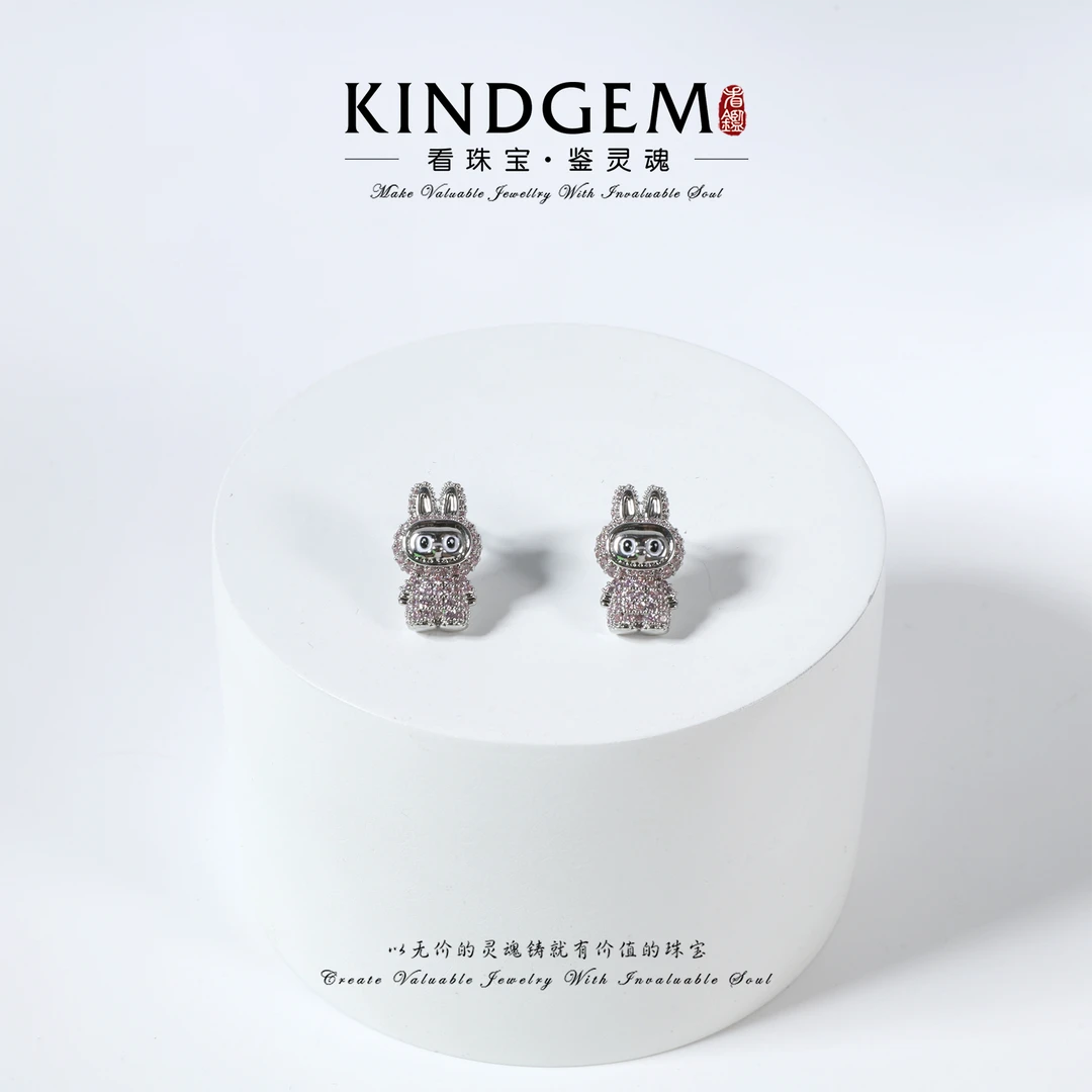 铜合金耳饰 KindGem 复古经典时尚百搭耳环 C-44530