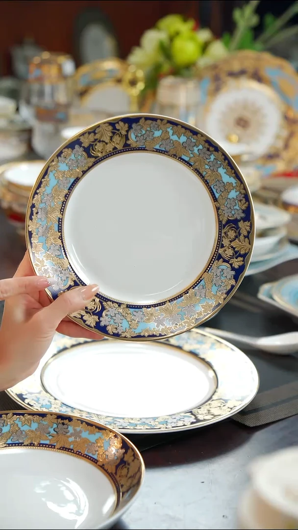 瓷片8英寸平盘   1个