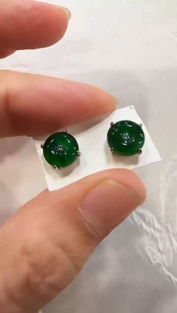 颈饰银S925镶嵌翡翠国风