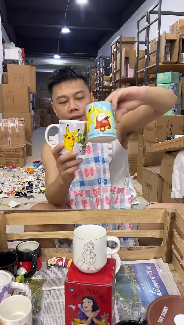 瓷片宝可梦合集马克杯2件套
