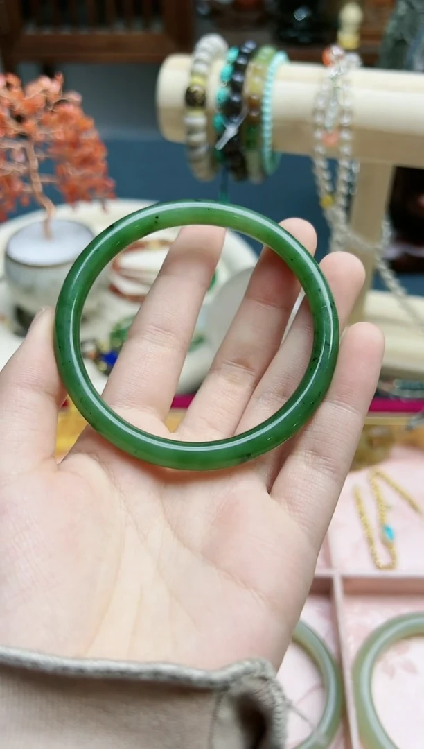 【闪购商品】和田玉手镯未镶嵌和田玉58+#手镯*1 YR