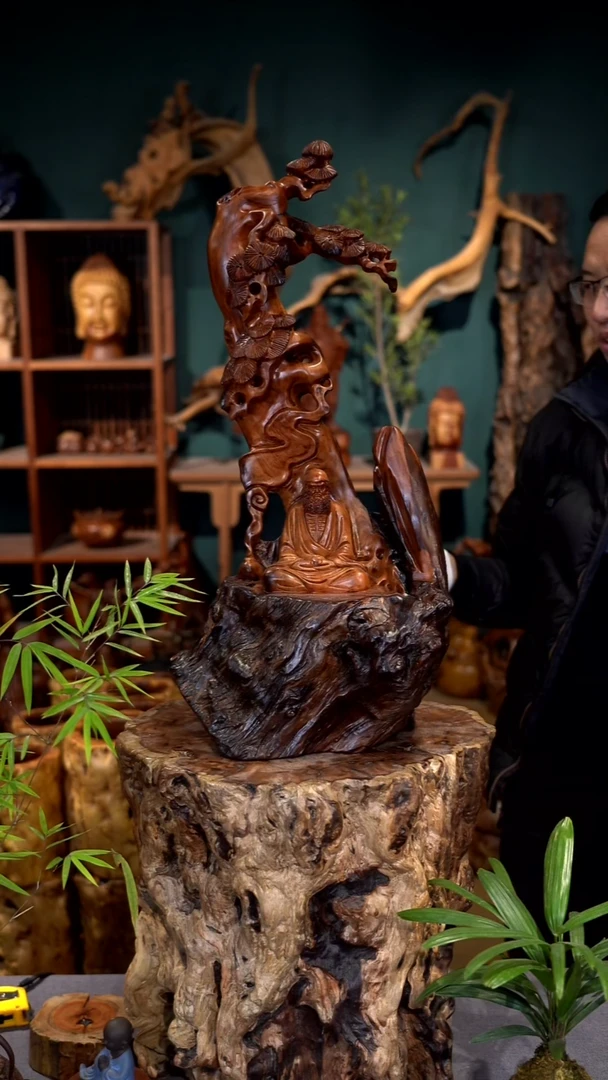 木雷击枣木达摩悟道