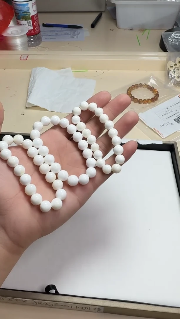 未镶嵌拼合珍珠（马贝珠）手串贝壳珠子手串卡6多样性发其一