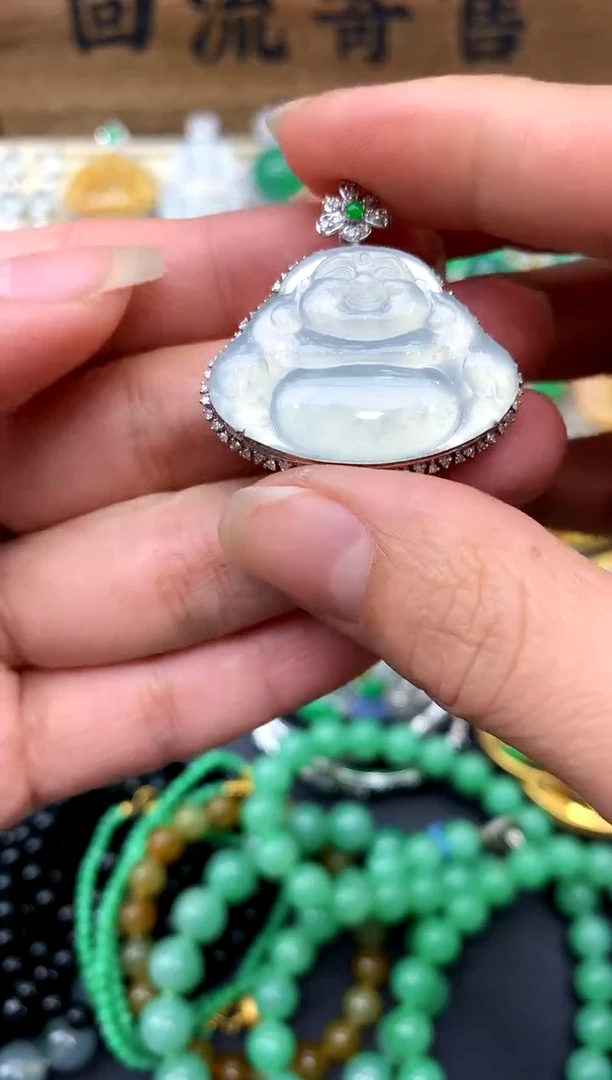 【闪购商品】翡翠颈饰18K金镶嵌480-中国好珍宝