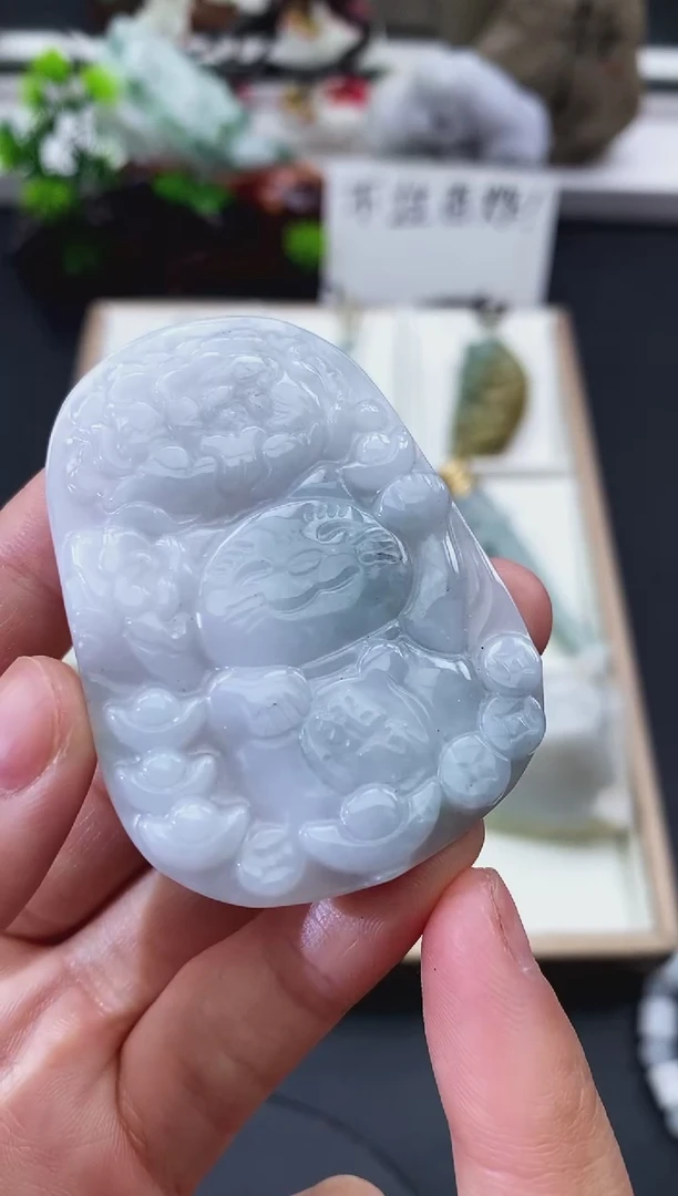 颈饰未镶嵌翡翠天然缅甸A货翡翠
