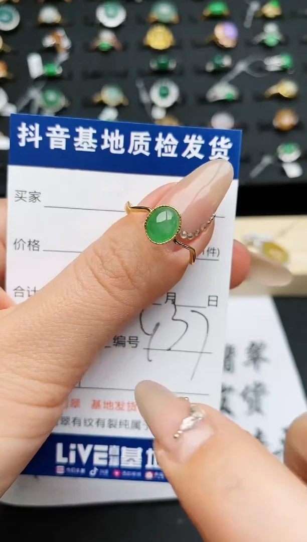 【闪购商品】翡翠戒指银S925镶嵌.............