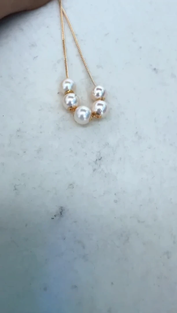 【闪购商品】海水珍珠吊坠(赠链)18K金镶嵌路路通赠银链
