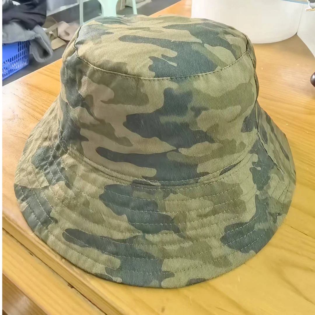 童款小头围迷彩渔夫帽