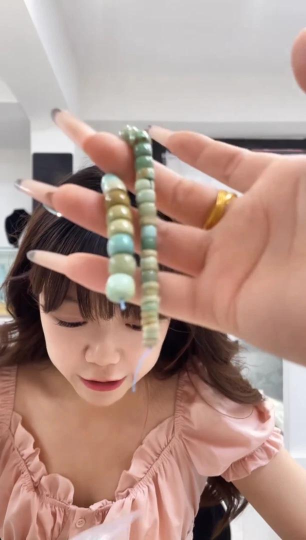绿松石未镶嵌手串发货一件