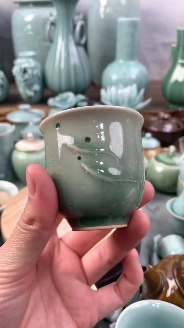 【闪购商品】纯手工 特价福利  微瑕 慧仙青瓷