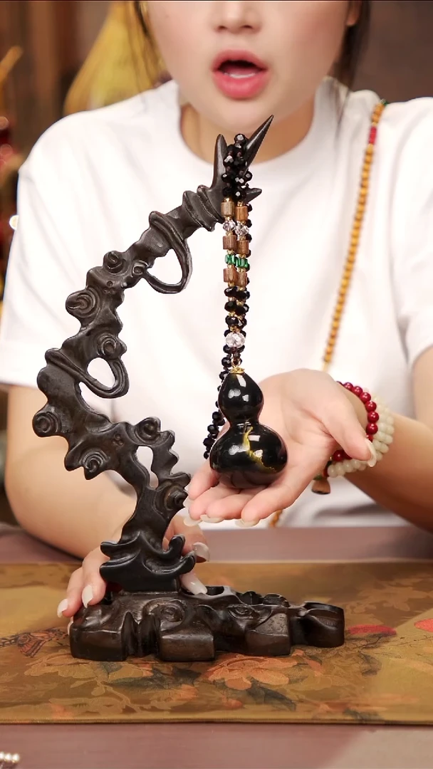 123天琦閤漆艺小葫芦挂件49