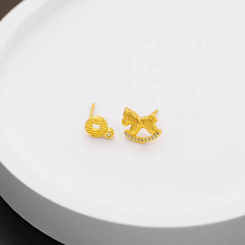 铜合金耳饰 【D34】新款时尚气质温柔简约耳环百搭