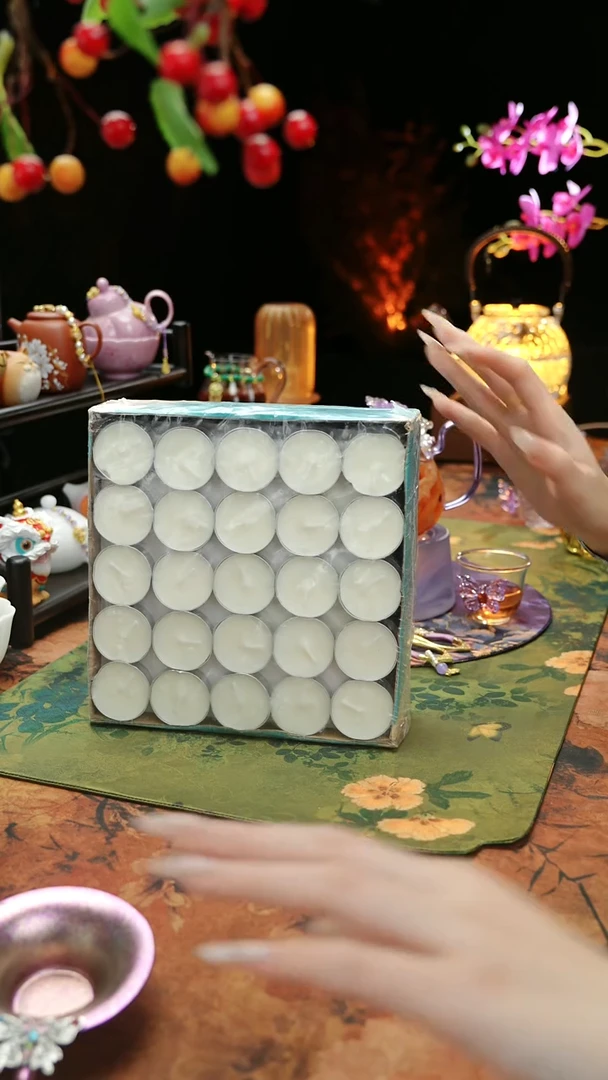 【闪购商品】植物蜡烛4小时100颗茶蜡