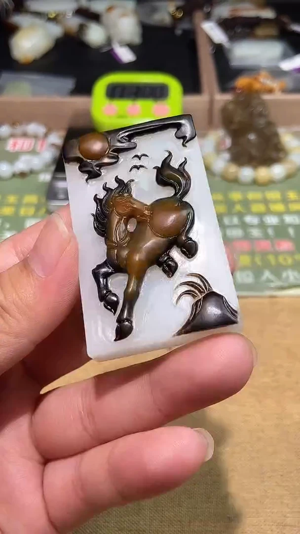 颈饰未镶嵌和田玉萌*.多样性拍一发一122