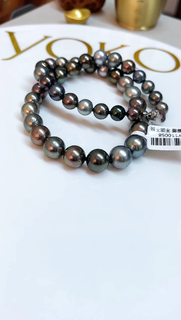 银S925镶嵌颈饰海水珍珠8-11.9mm