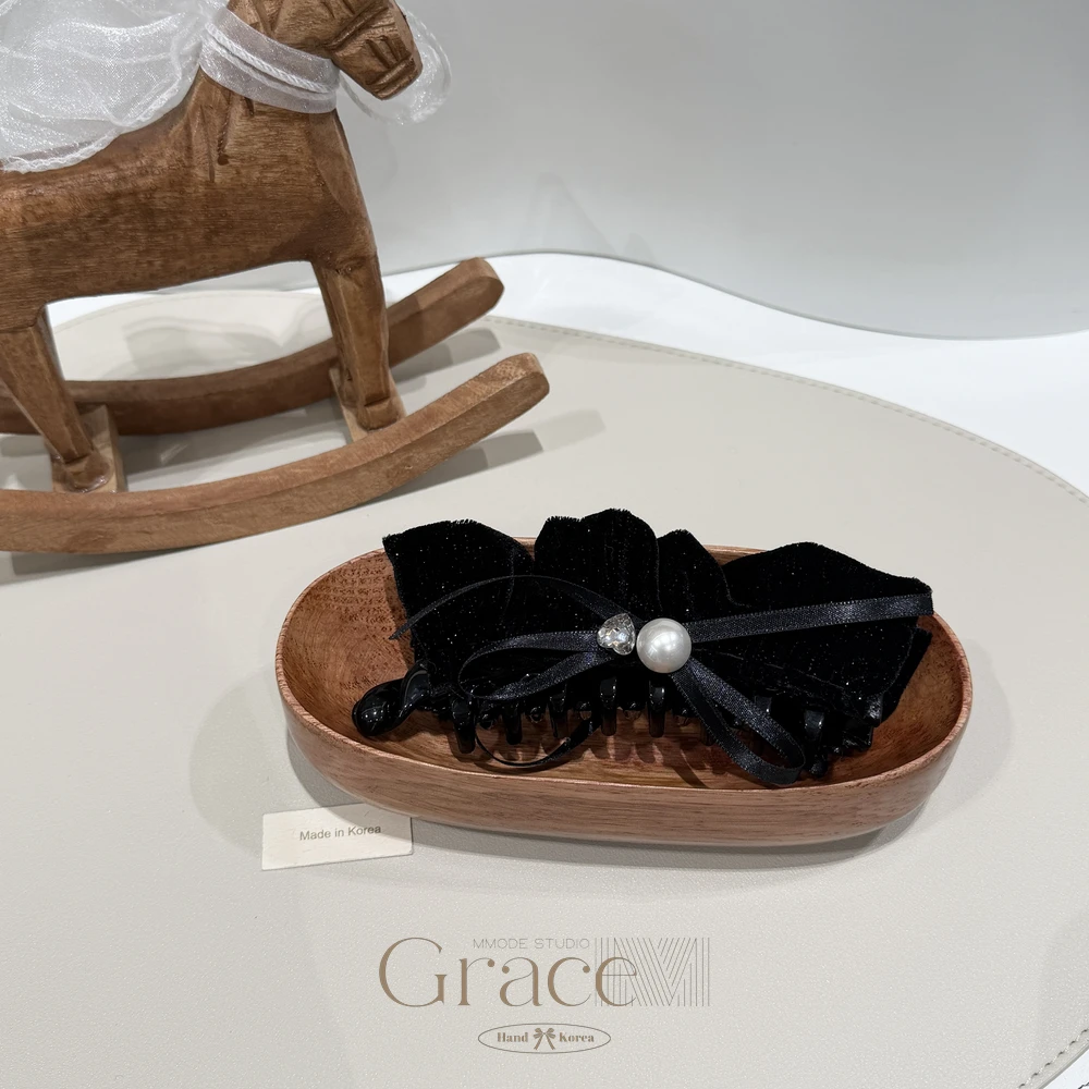 「雪花噗噗」韩国25秋冬百搭香蕉夹