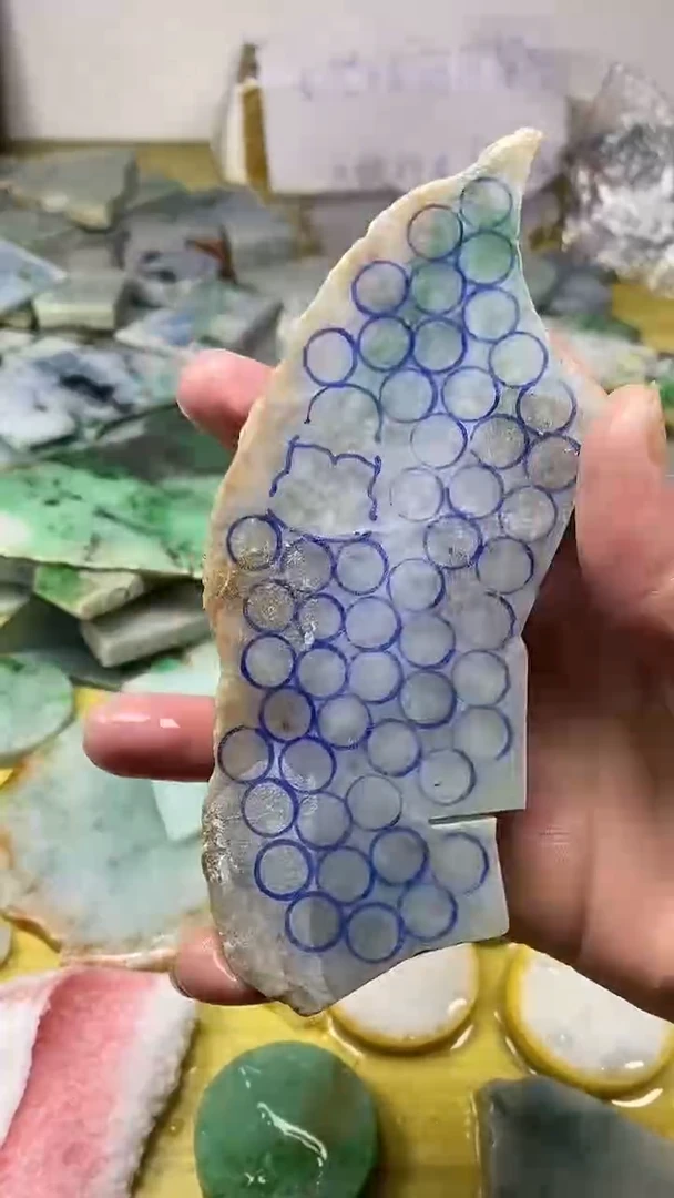 散珠翡翠天然缅甸翡翠A货367