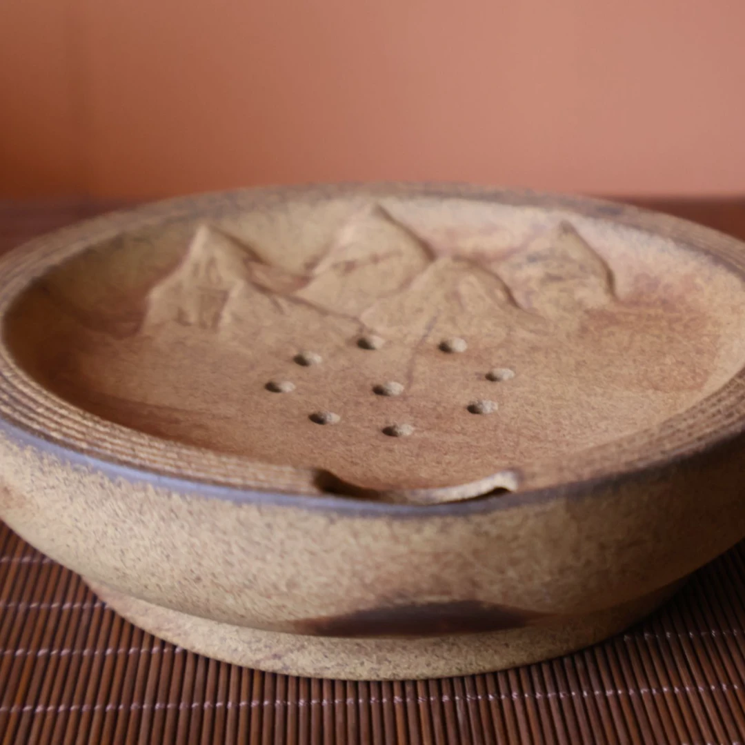 原矿火山老岩泥山峰壶盘C011