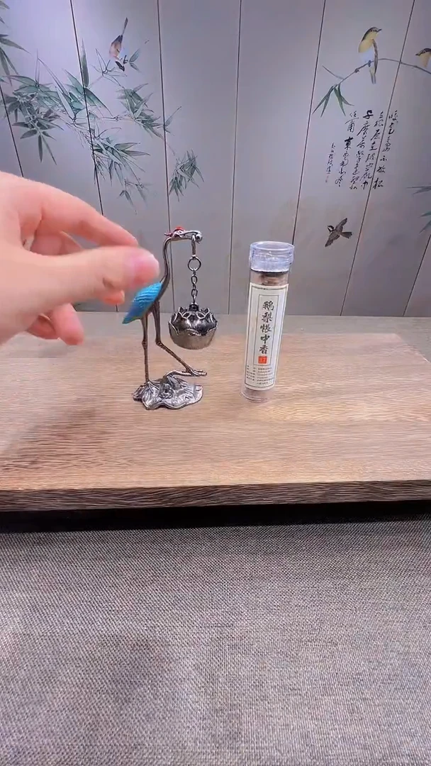 仙鹤莲花吊炉+祥云小盘香ZHTJ016