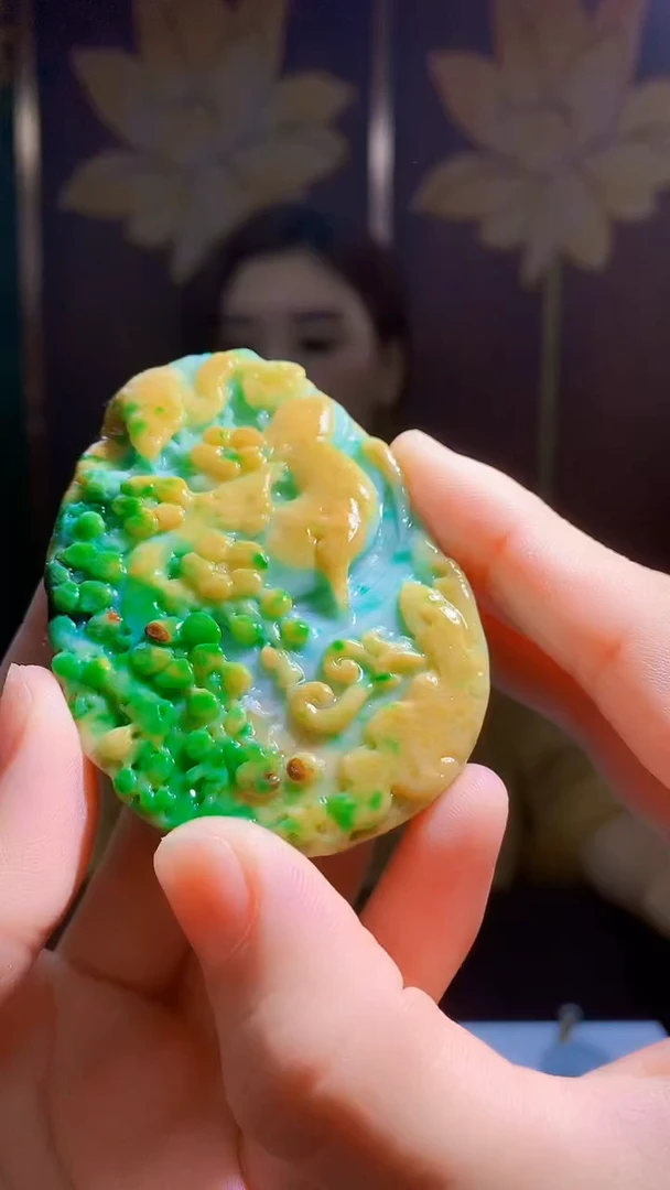 定制翡翠未镶嵌紫*汤1027hm-jj挂件