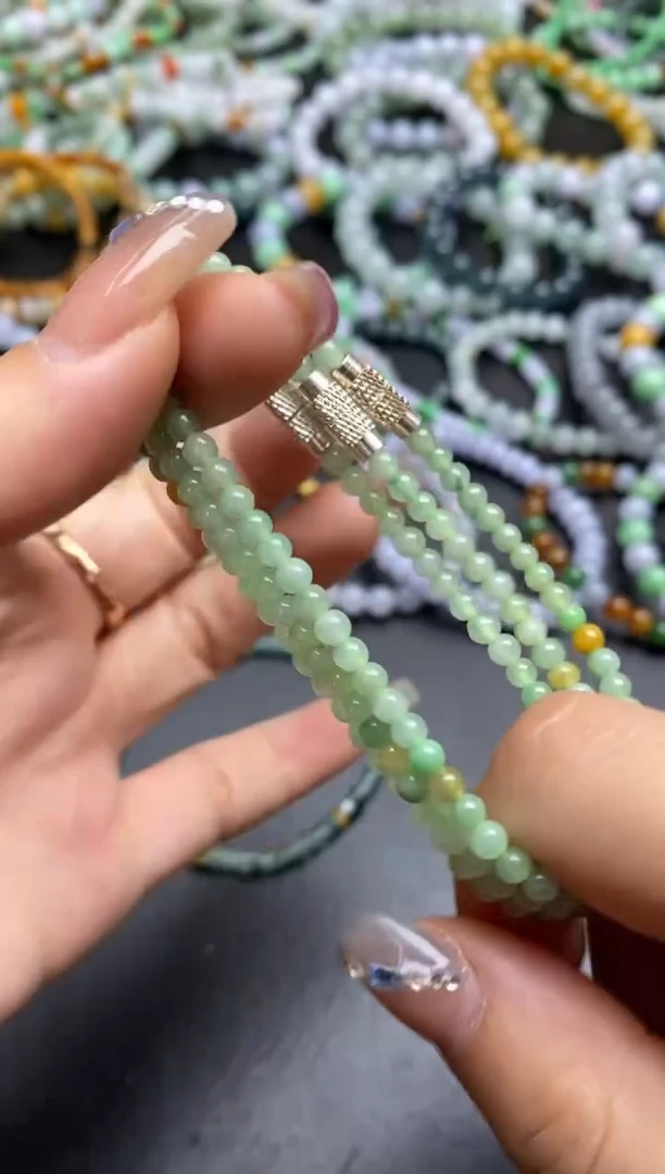 定制翡翠未镶嵌翡翠毛货~多样性发其一~